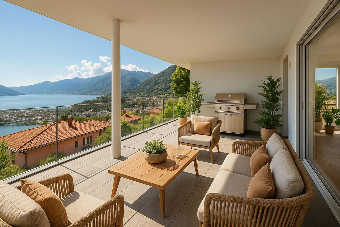 5 A - 3.5 Appartamento con vista lago e terrazza - Foto 1 di 7