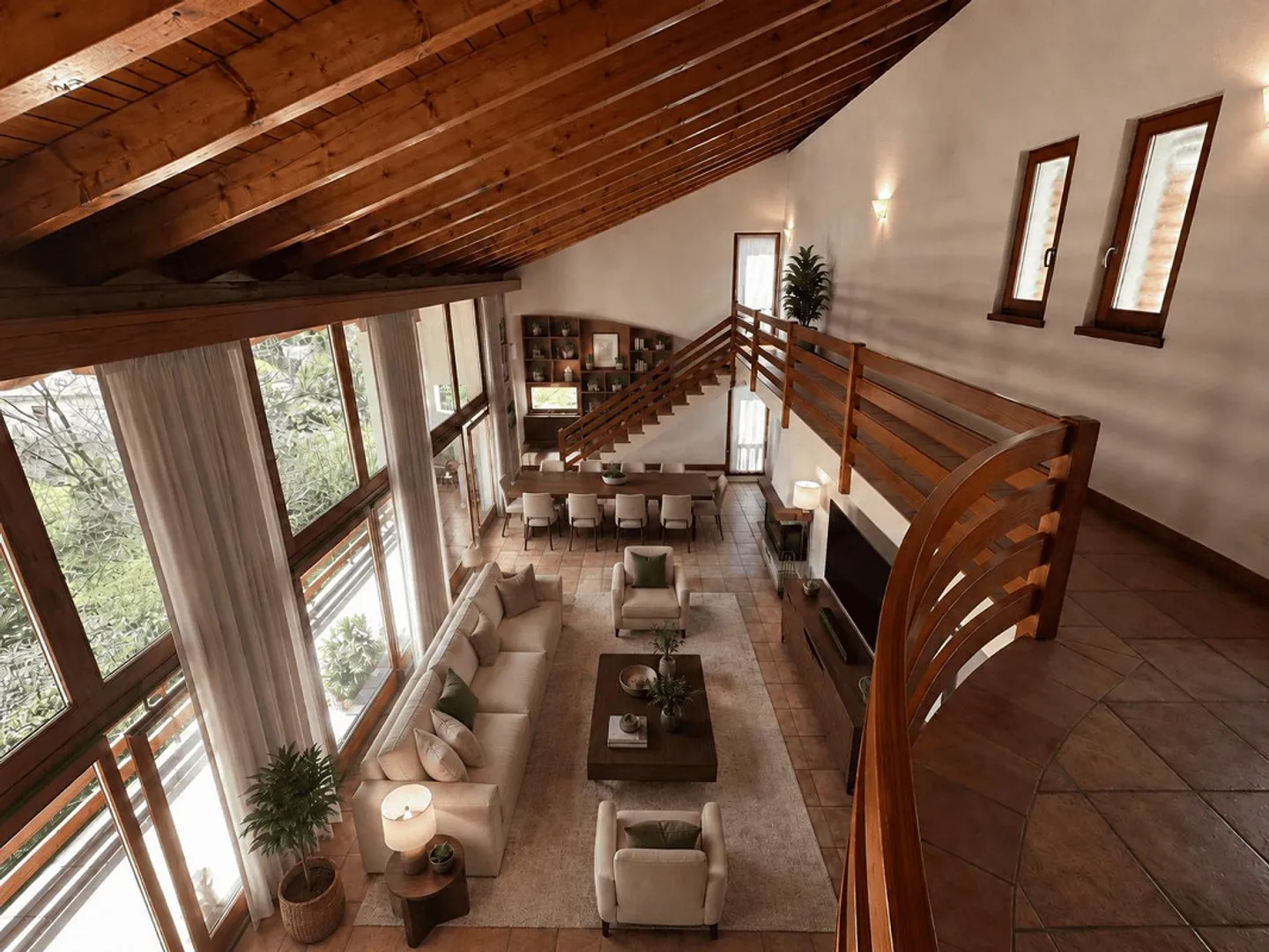 MAISON JUMELLE SPECTACULAIRE ET SPACIEUSE À CADRO - Photo 2 sur 13