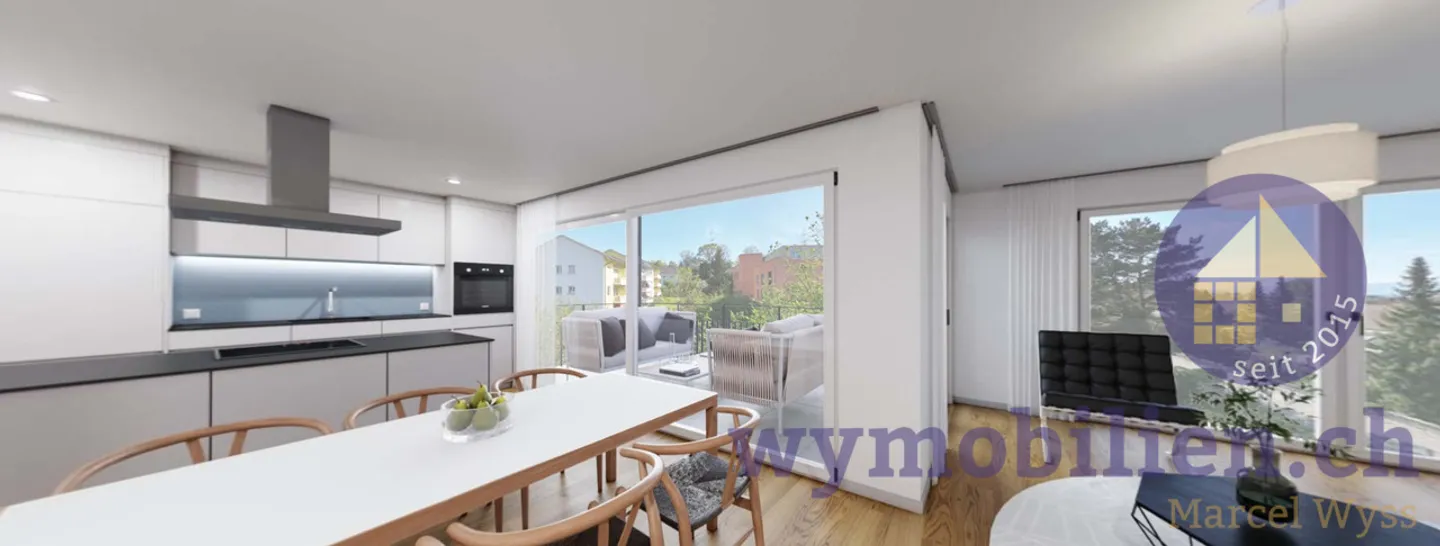 New Building Kirchberg: High-Quality 4 1/2 Condominium - Photo 3 of 5