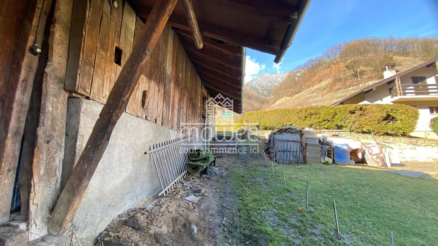 Edificio storico da ristrutturare - Centro di Brocard (Martigny-Croix) - Foto 5 di 7