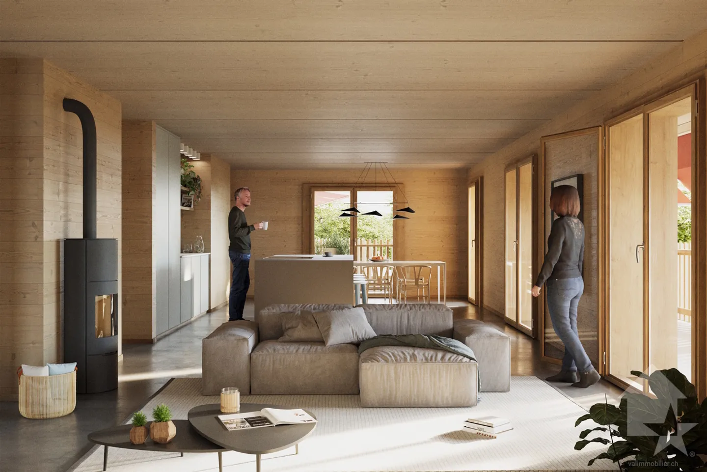 „Monthey, La Kaazelle 5,5 Zimmer in einer ökologischen Förderung“ - Foto 10 von 15