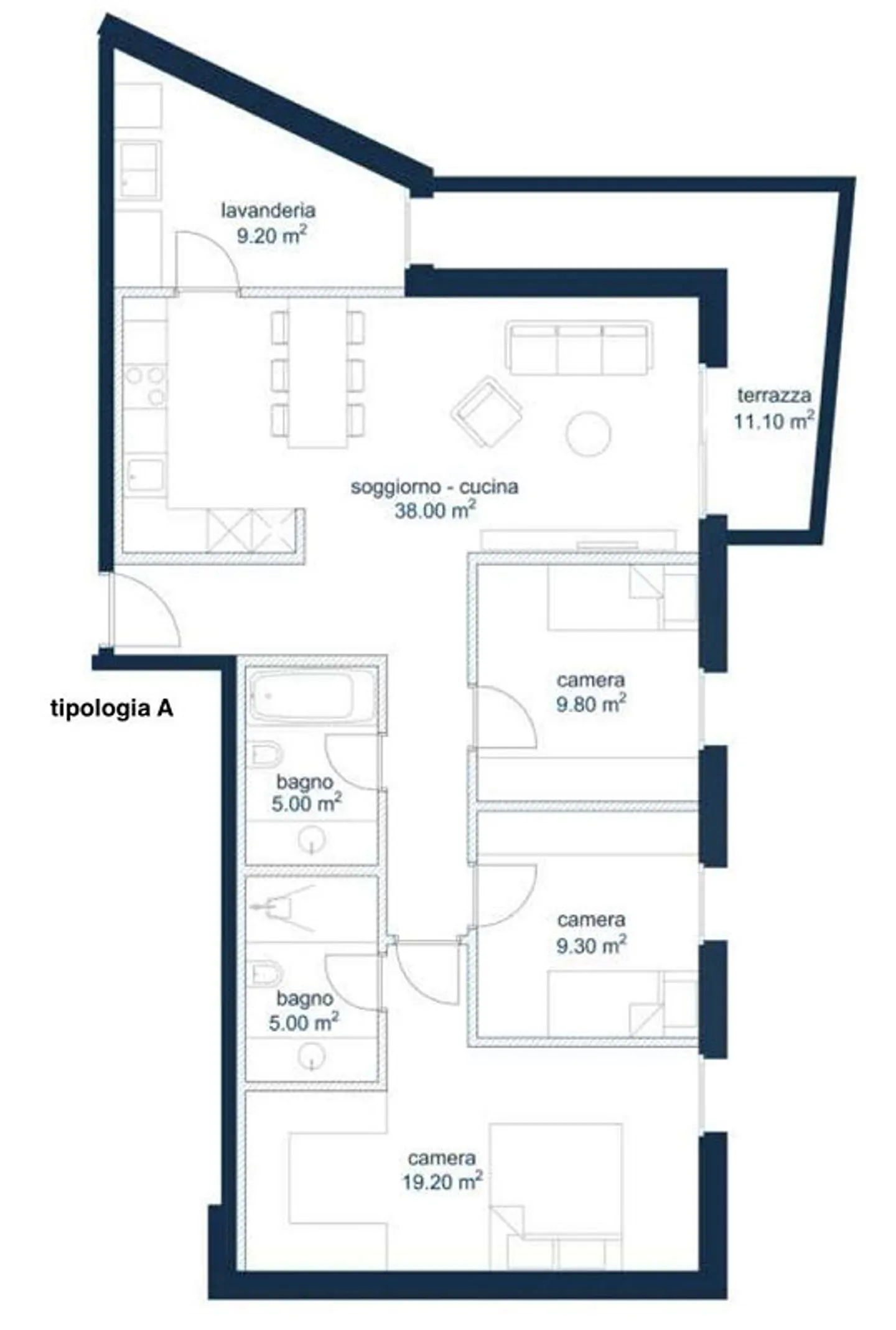 New apartment for sale with 4.5 rooms in Biasca - Photo 4 of 10