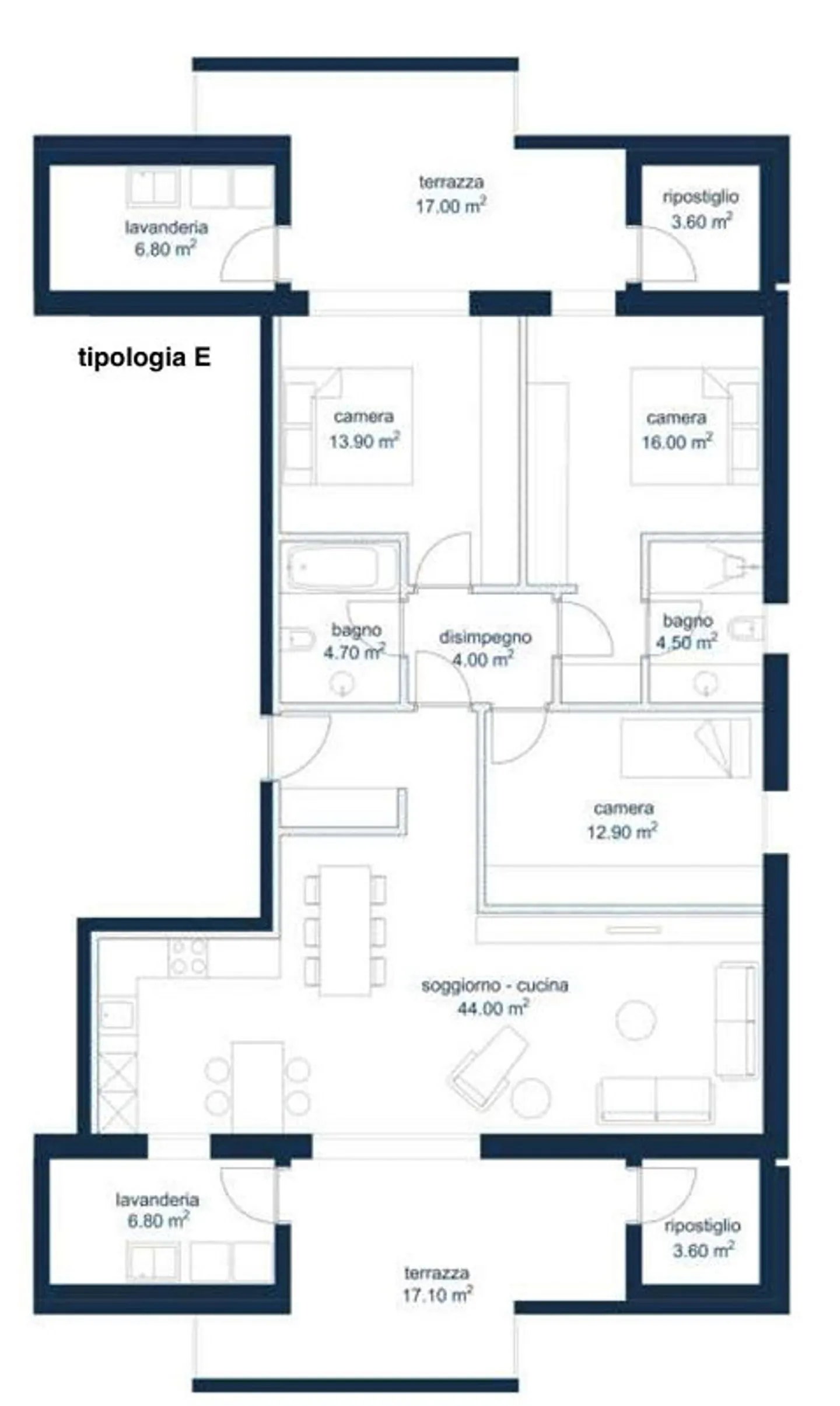 New apartment for sale with 4.5 rooms in Biasca - Photo 8 of 10