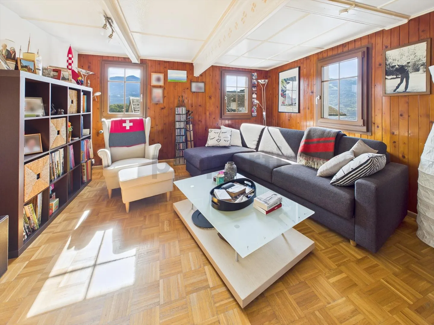 «Charmant appartement avec vue magnifique à Savièse, canton du Valais» - Photo 1 sur 13