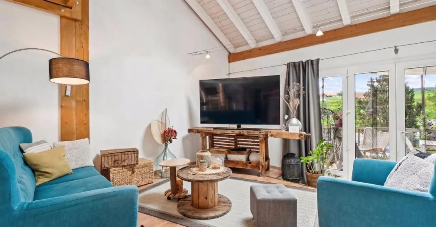 Vivi diversamente: Loft duplex con terrazza a Villaz-St-Pierre (Fuyens) - Foto 5 di 13