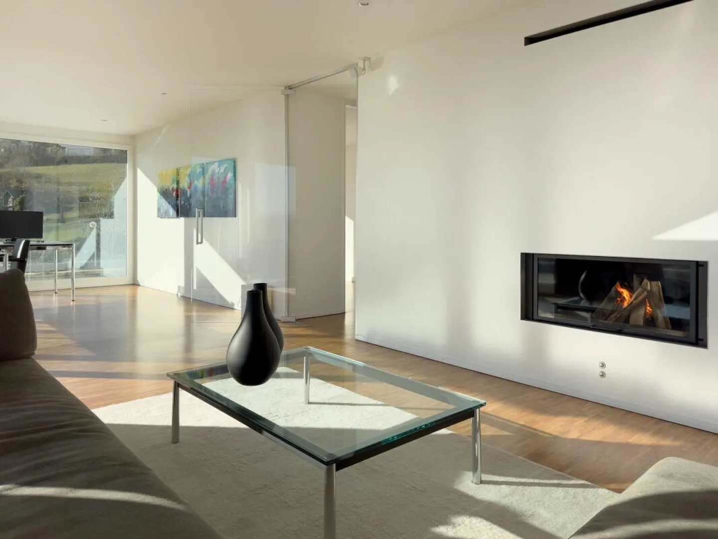 Appartement en attique de 4,5 pièces de première classe avec appartement d'invité de 2 pièces et garage double dans un emplacement spectaculaire avec vue - Photo 6 sur 29