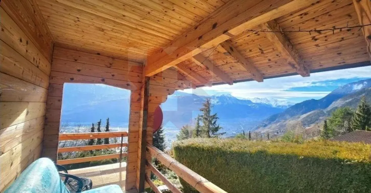 Valais centrale, magnifico chalet con vista paradisiaca, posizione di primo ordine - Foto 9 di 12
