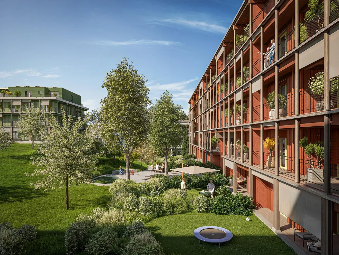 Appartamento giardino 4 ½ locali in posizione tranquilla - Foto 2 di 4