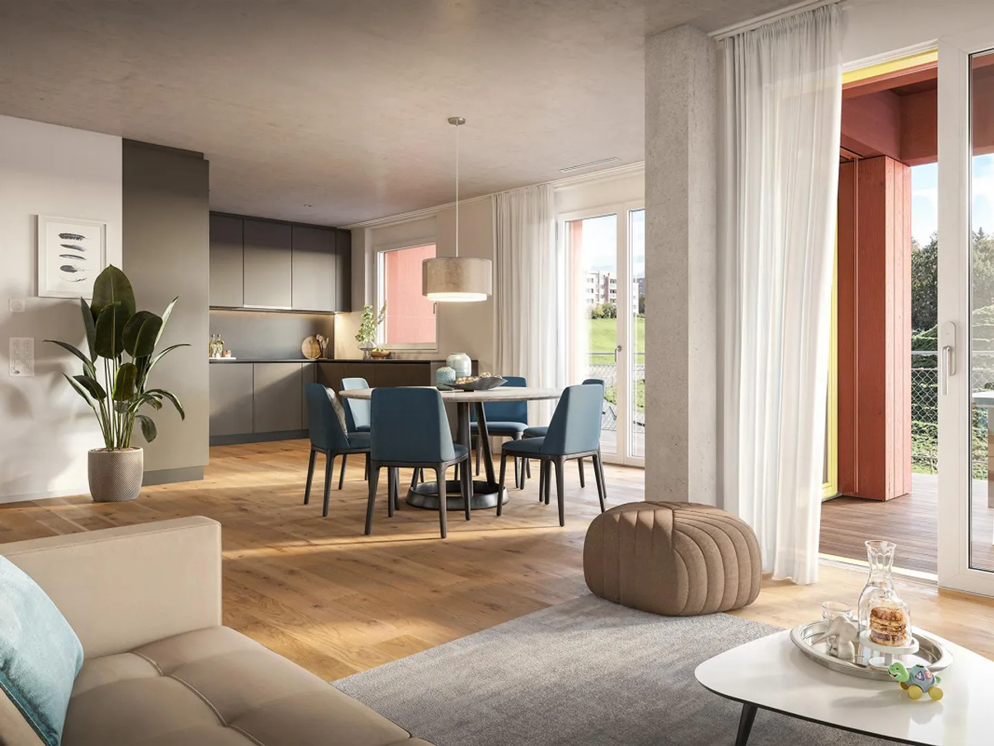 Appartamento giardino 4 ½ locali in posizione tranquilla - Foto 3 di 4