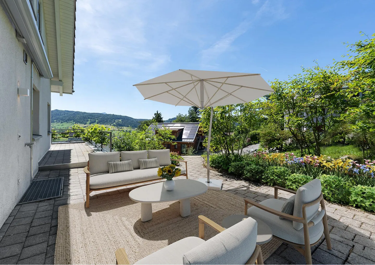 Maison individuelle avec appartement séparé et belle vue panoramique - Photo 5 sur 8