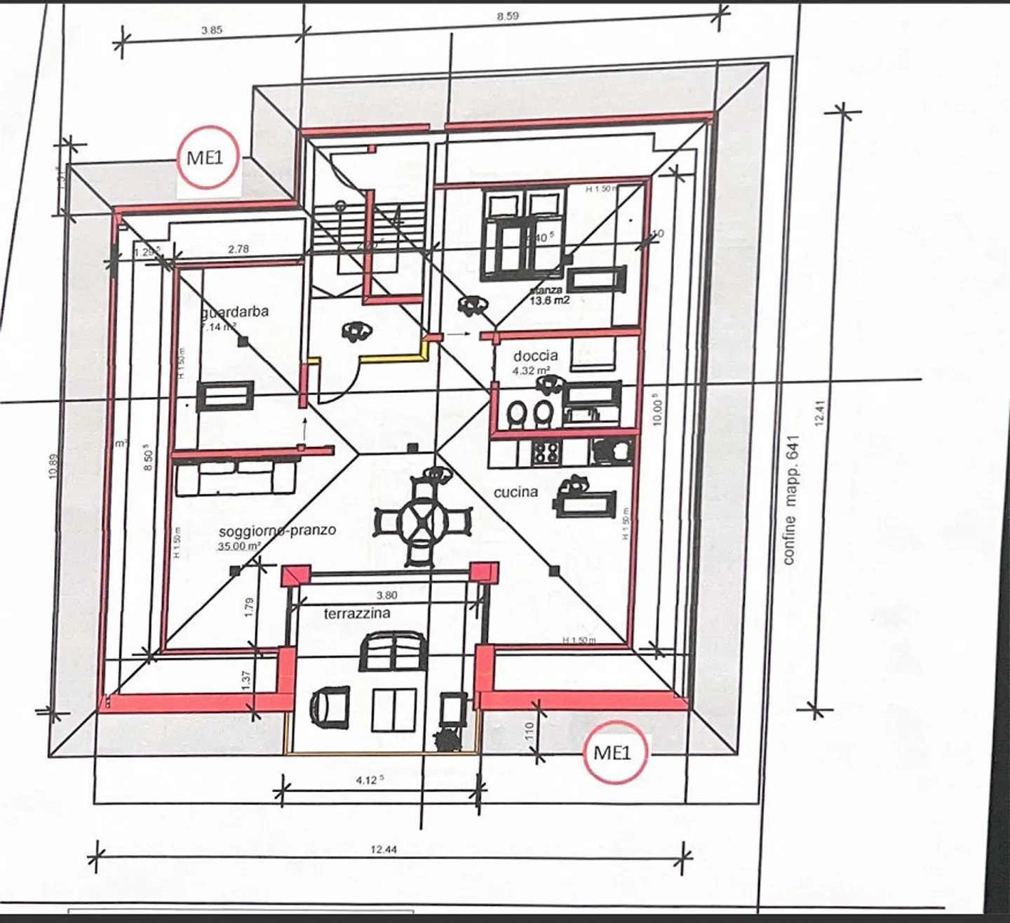 ZU VERMIETEN: DACHGESCHOSS MIT SICHTBAREN BEAMEN UND TERRASSE - Foto 9 von 9