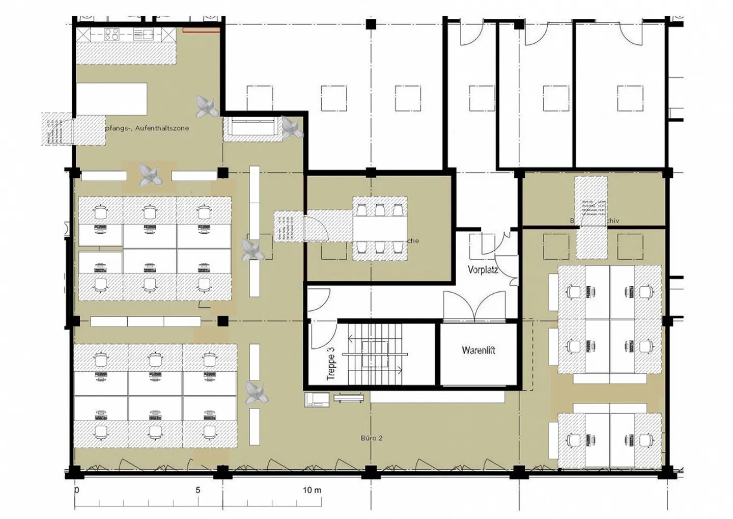 Spazio ufficio ampliato con accesso all'ascensore merci - Foto 10 di 10