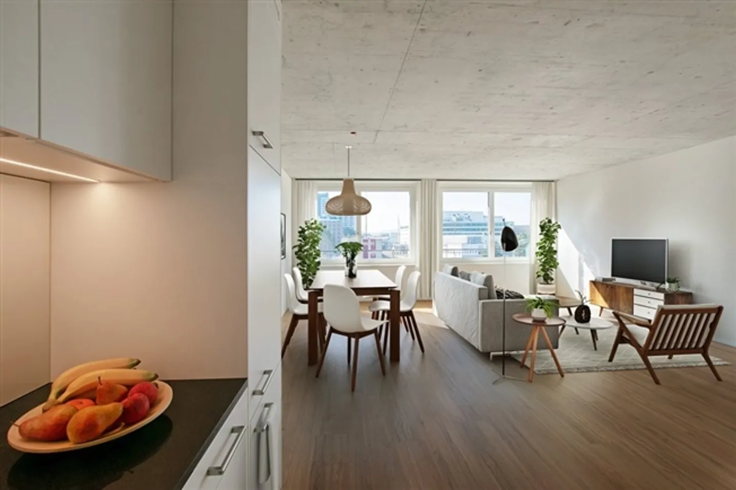 Modern 2.5-room apartment with huge shared rooftop terrace - Photo 1 of 8