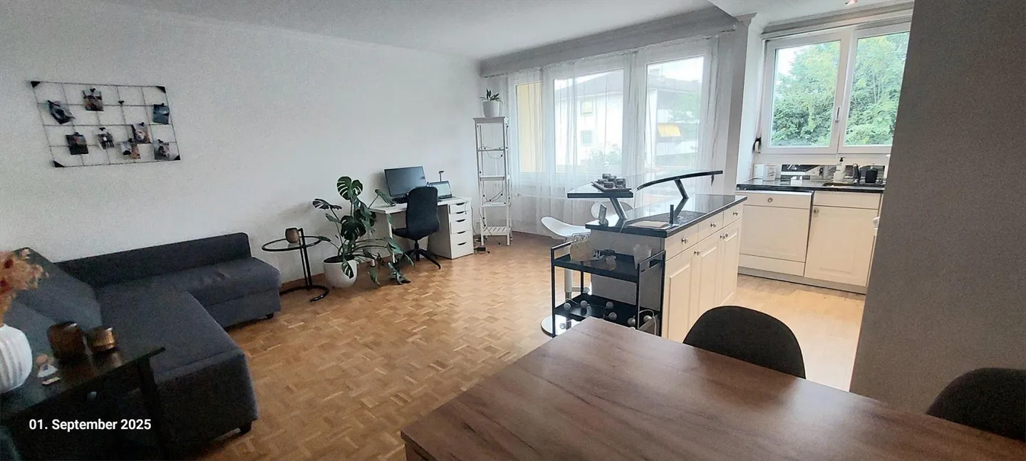 Bright 2.5-room apartment with large balcony, kitchen with breakfast bar - Photo 4 of 9