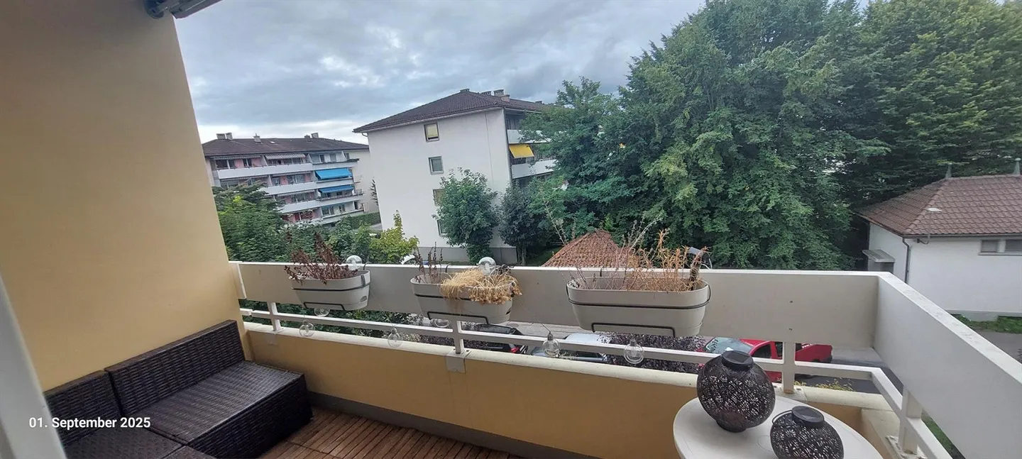 Bright 2.5-room apartment with large balcony, kitchen with breakfast bar - Photo 8 of 9