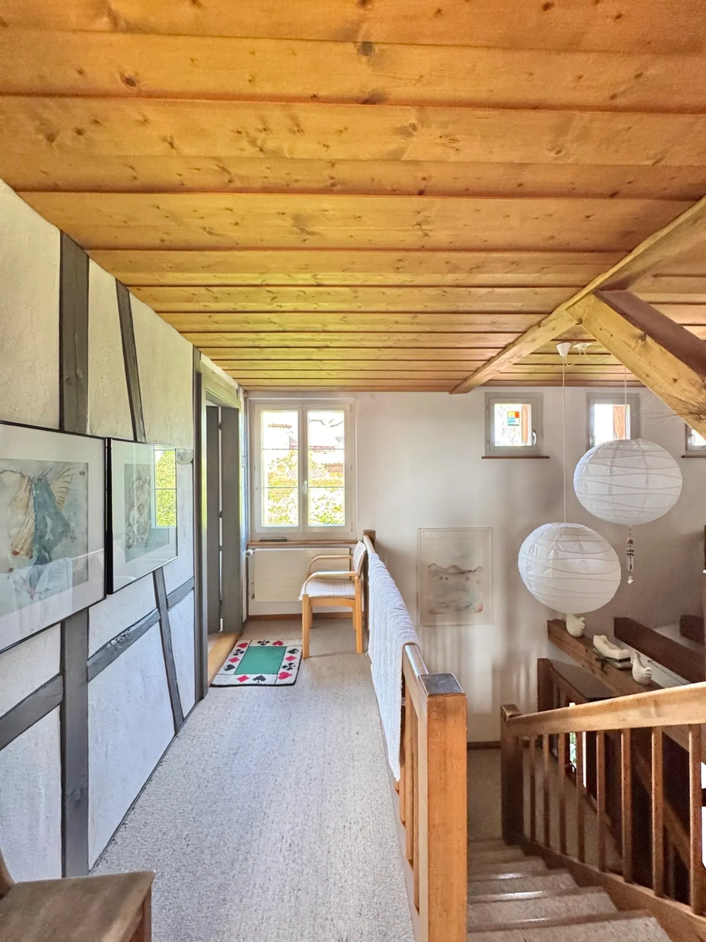Gepflegtes Riegelhaus mit Traumgarten &amp; Weitsicht - ausbaubar - Foto 9 von 12