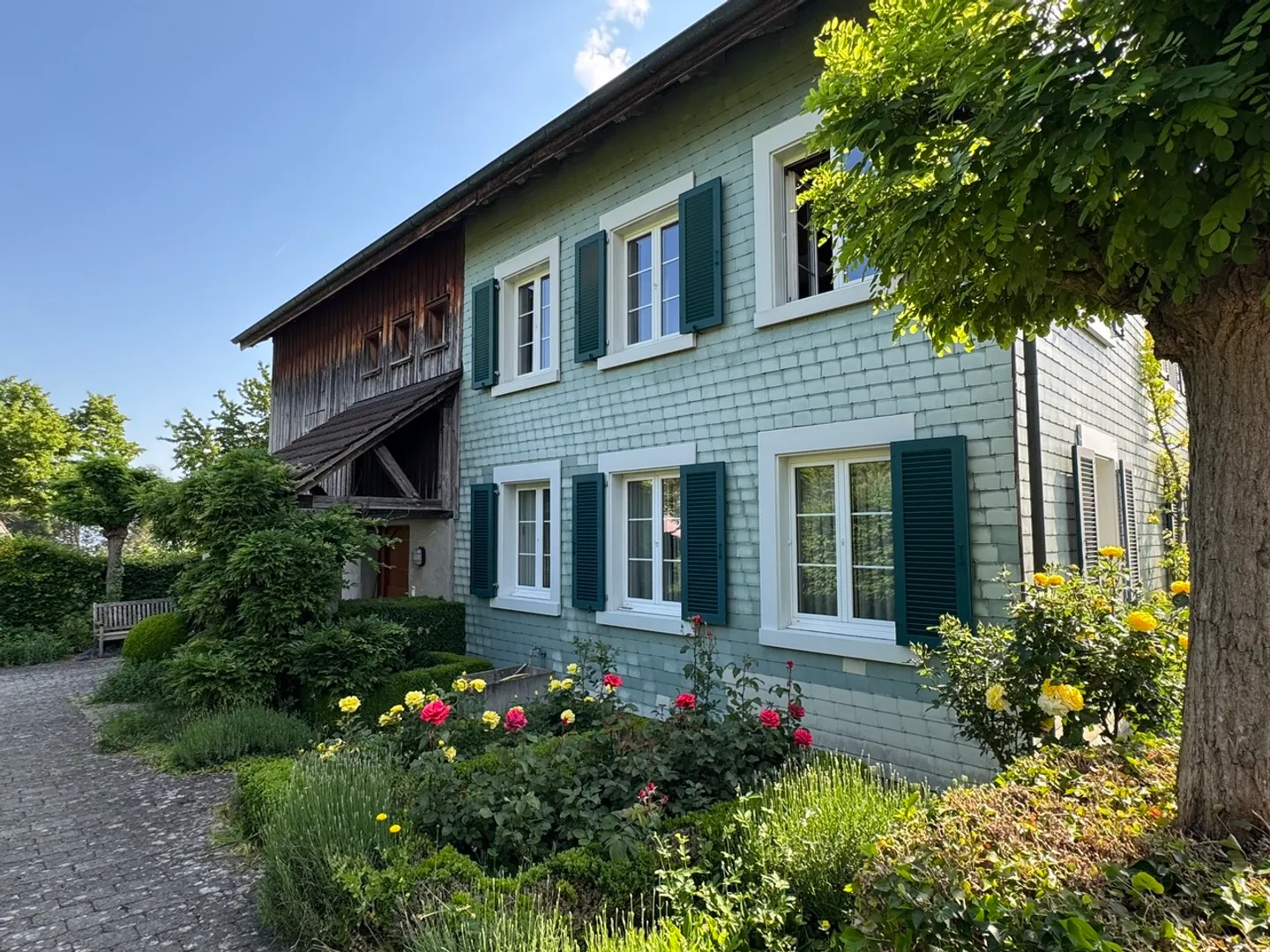 Gepflegtes Riegelhaus mit Traumgarten &amp; Weitsicht - ausbaubar - Foto 5 von 12