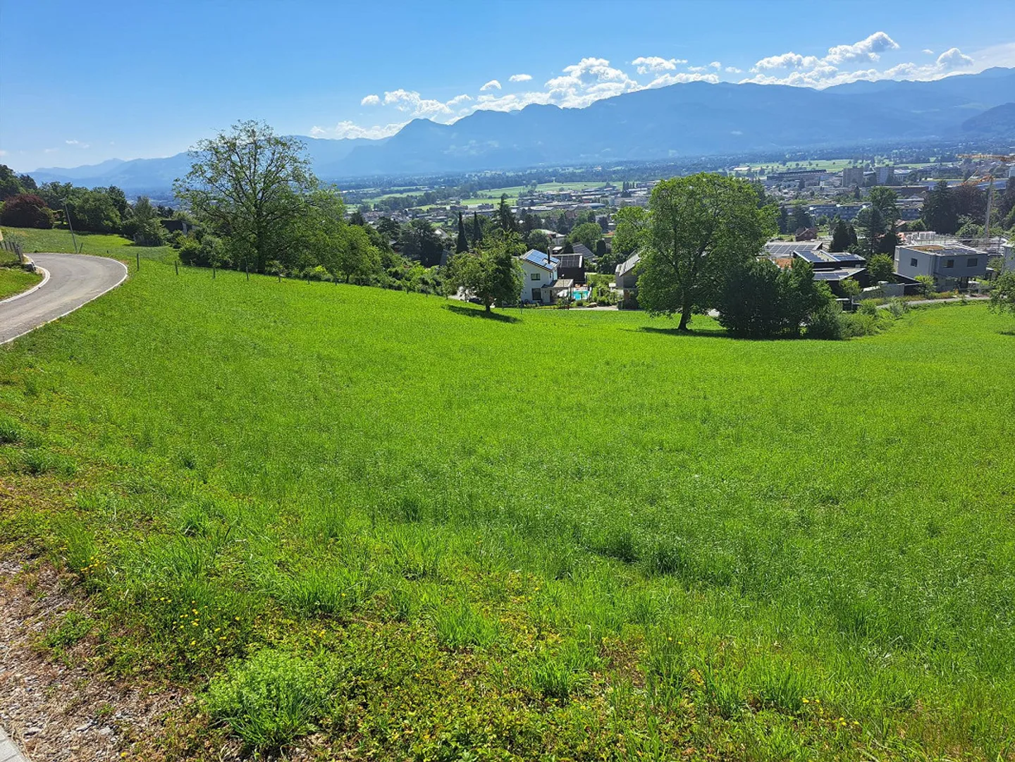 Terrain à bâtir avec vue sur Altstätten et la vallée du Rhin - Photo 1 sur 5