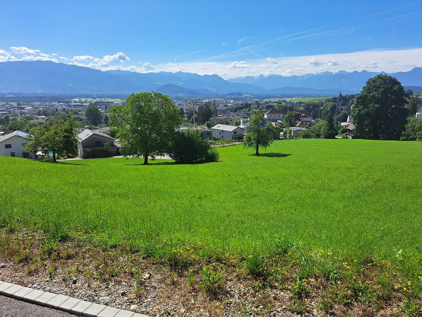 Terrain à bâtir avec vue sur Altstätten et la vallée du Rhin - Photo 2 sur 5