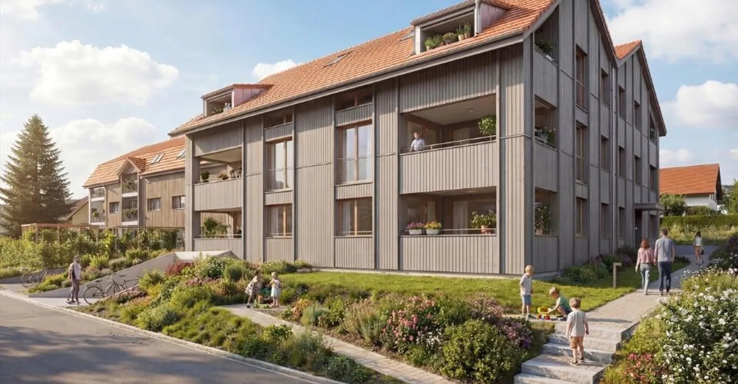 Nuova promozione di 9 appartamenti di 3.5 e 4.5 stanze in vendita a Neyruz - Foto 4 di 4