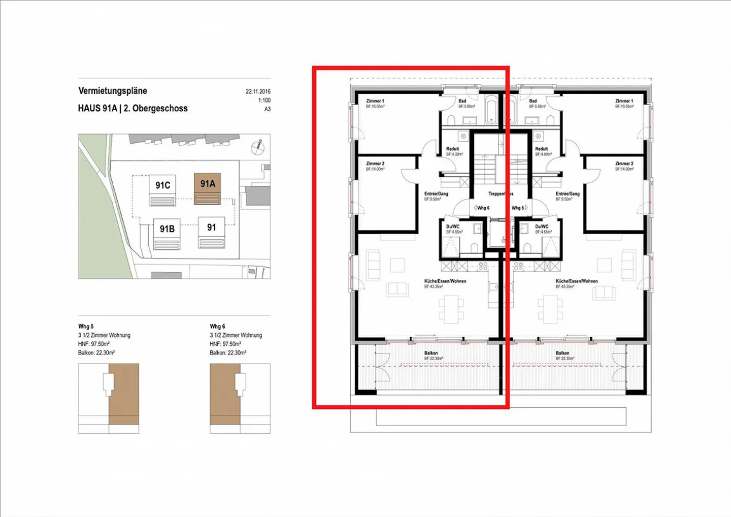 Ampio appartamento di 3,5 locali nel bel quartiere di Breiti! - Foto 8 di 8