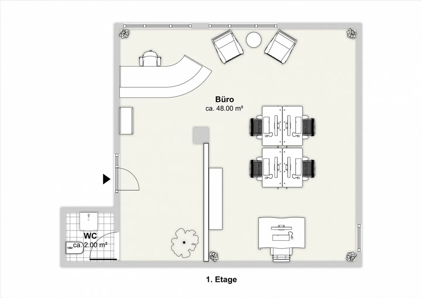 «Gewerberaum "2-stöckige Gewerbefläche" mit separatem Nebenraum» - Foto 8 von 10