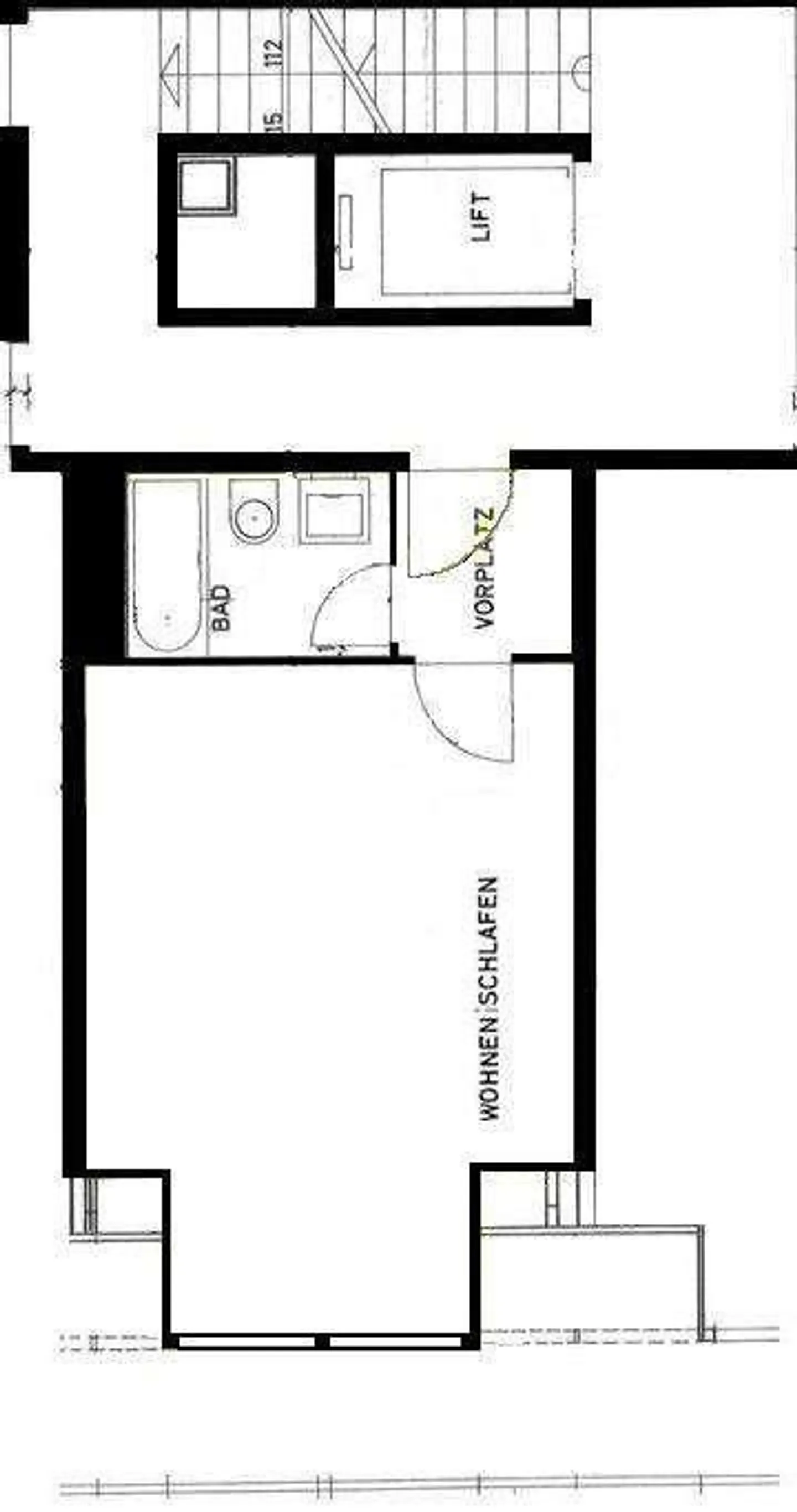 Bright room for rent in the popular St. Johanns district - Photo 4 of 4