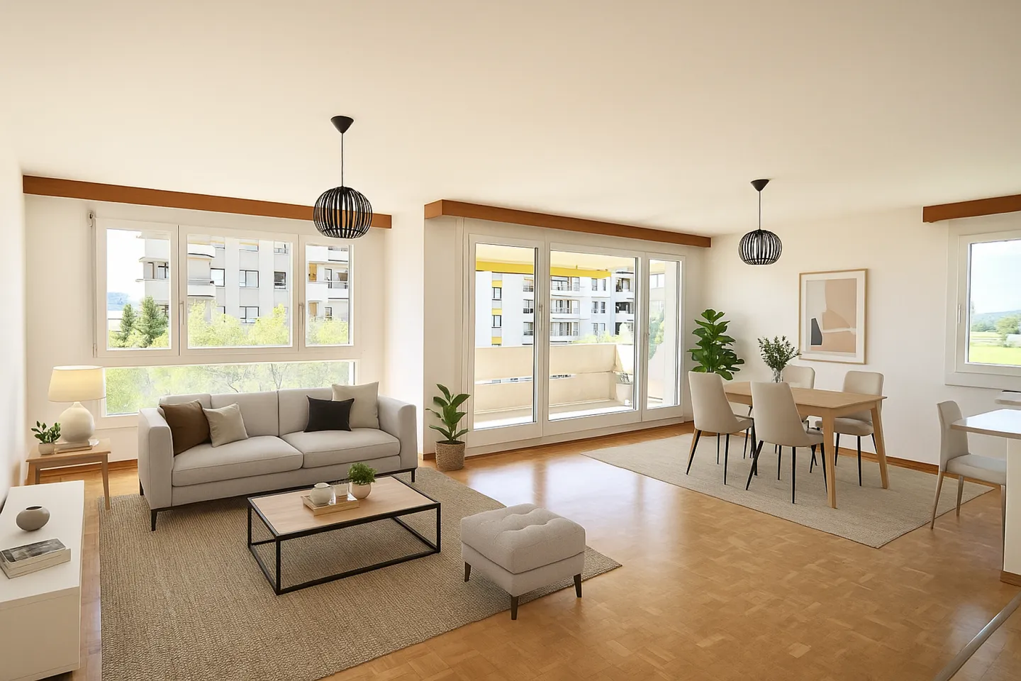 Renovated 6-room apartment in Meyrin - Photo 2 of 11