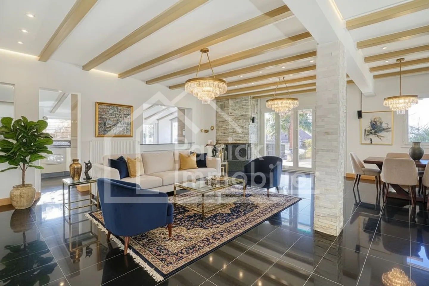 Terraced house 5.5 rooms, lake view, outdoor kitchen and 2 garages! - Photo 4 of 13