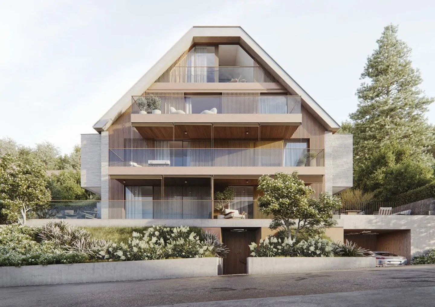 Privileged living on Lake Zurich with: 5.5-room residence with private pool, garden, lake and mountain views - Photo 2 of 15