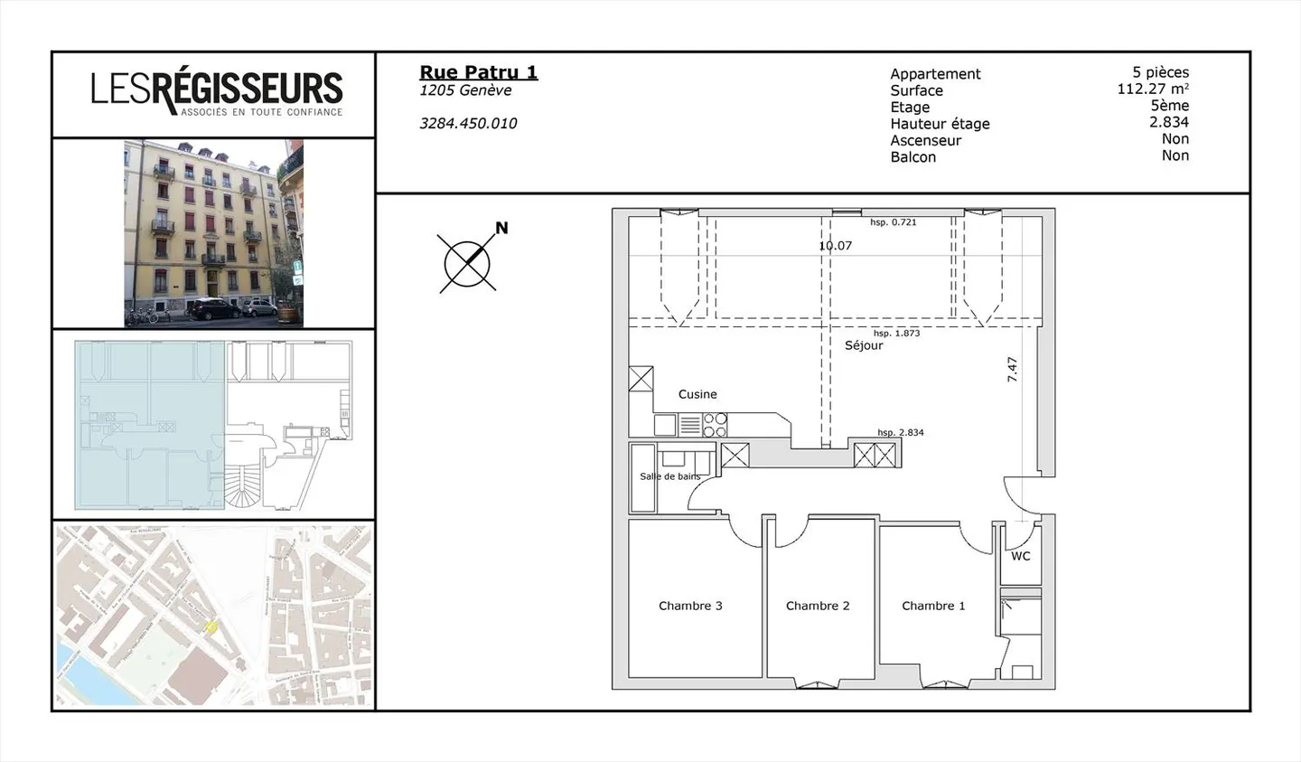 5 rooms apartment - Photo 7 of 7