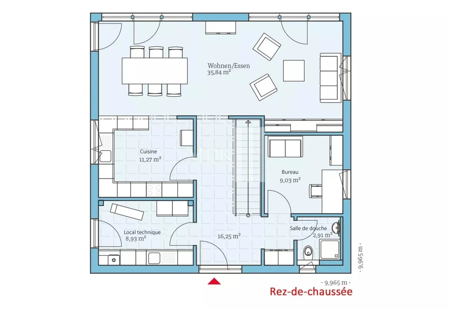 Beautiful 5.5-room villa on plan - Photo 4 of 5