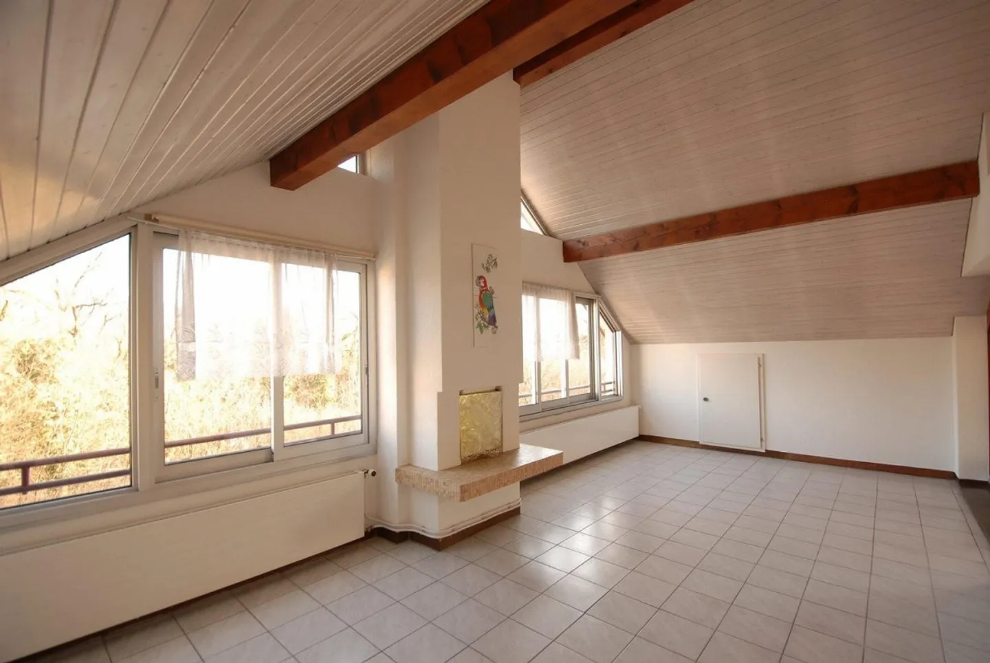 Spacious 4½-room penthouse with winter garden & fireplace in Reinach - Photo 4 of 12