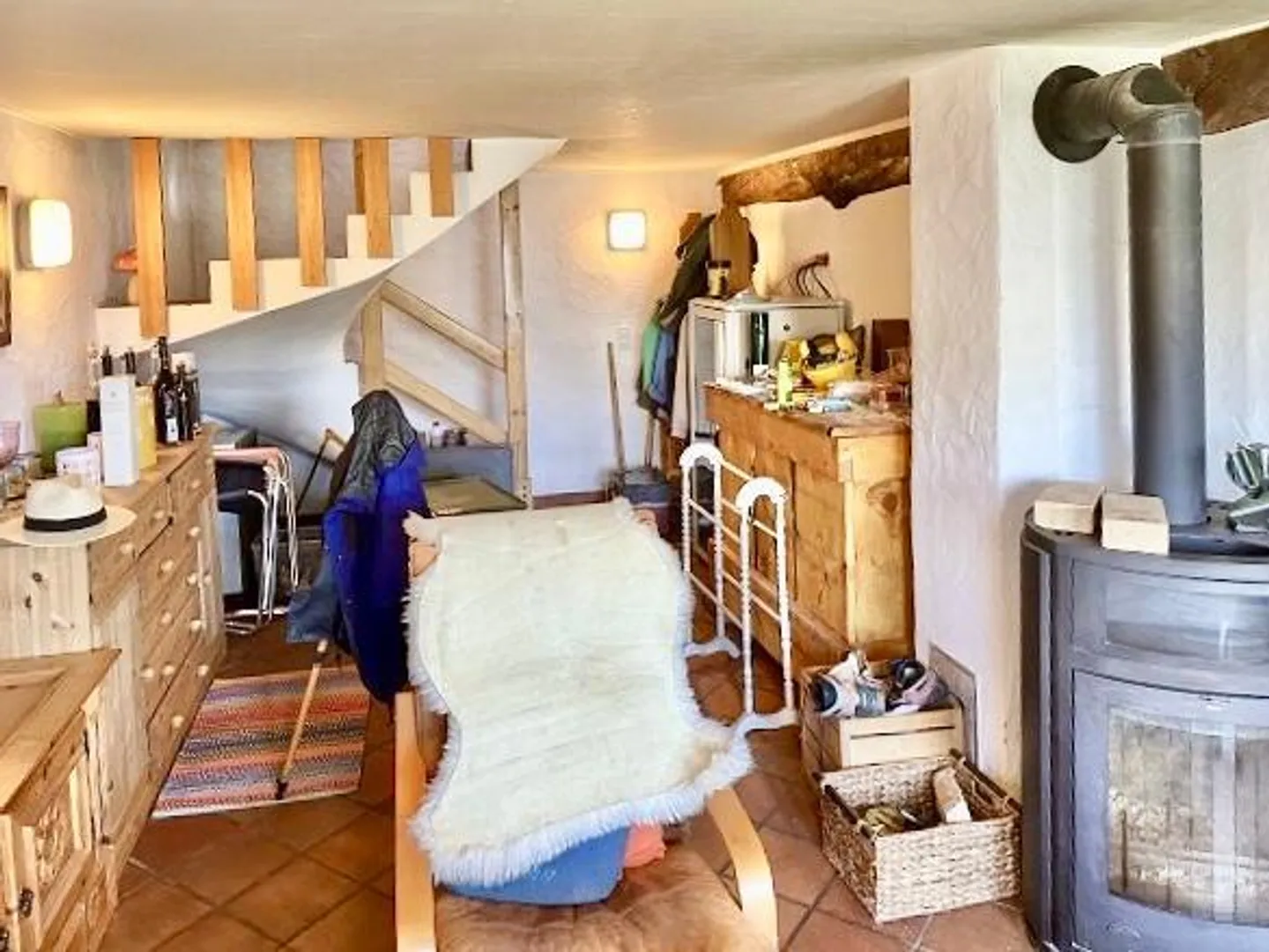 Chalet rustique de 6 1/2 pièces avec vue panoramique sur les montagnes - Photo 12 sur 14