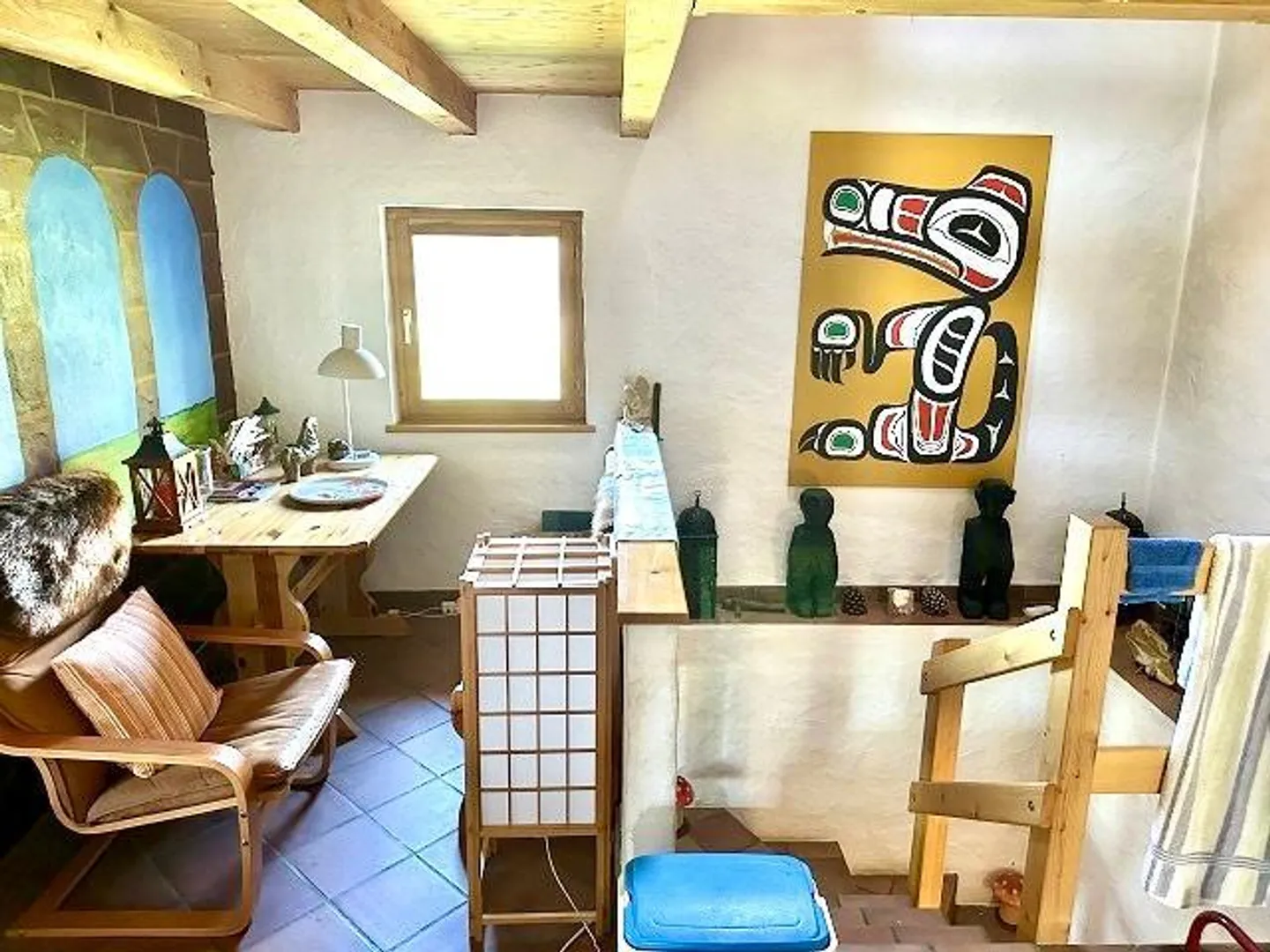 Chalet rustique de 6 1/2 pièces avec vue panoramique sur les montagnes - Photo 13 sur 14