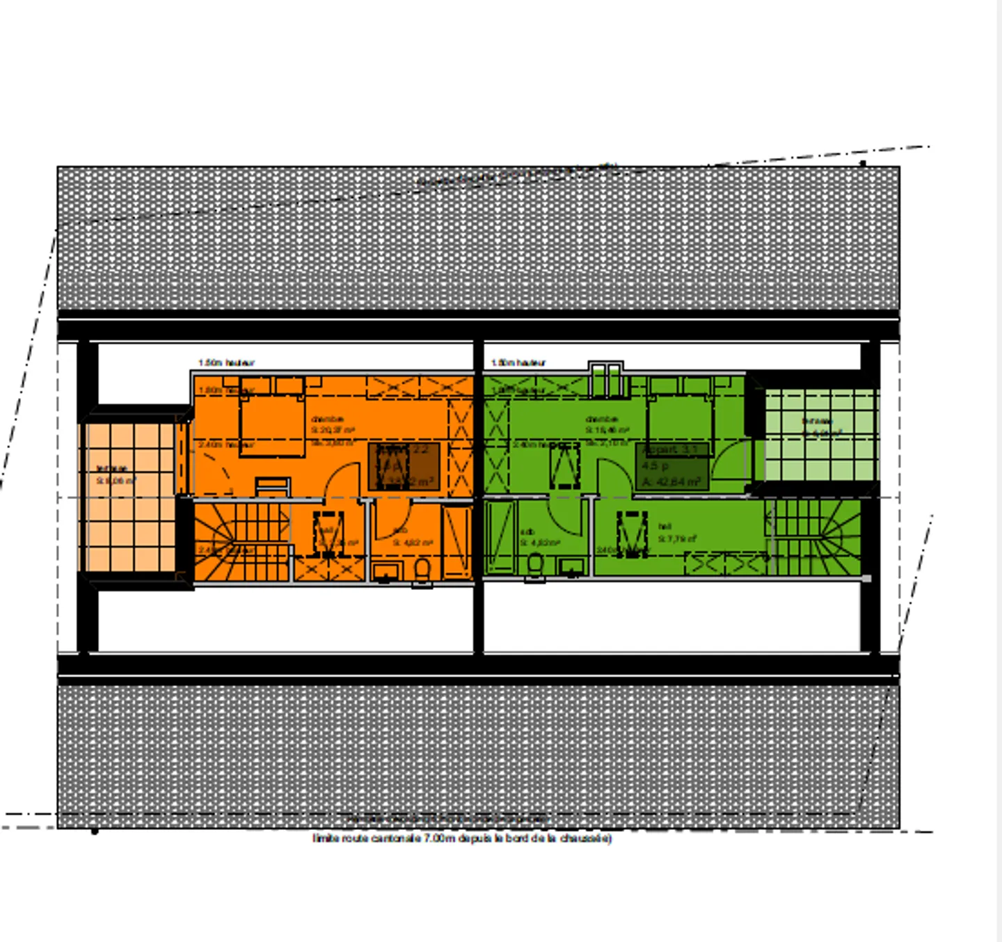 Magnifique duplex 4.5 pièces - 153 m² - Terrasse & balcon à Chavannes-les-Forts - Photo 8 sur 11