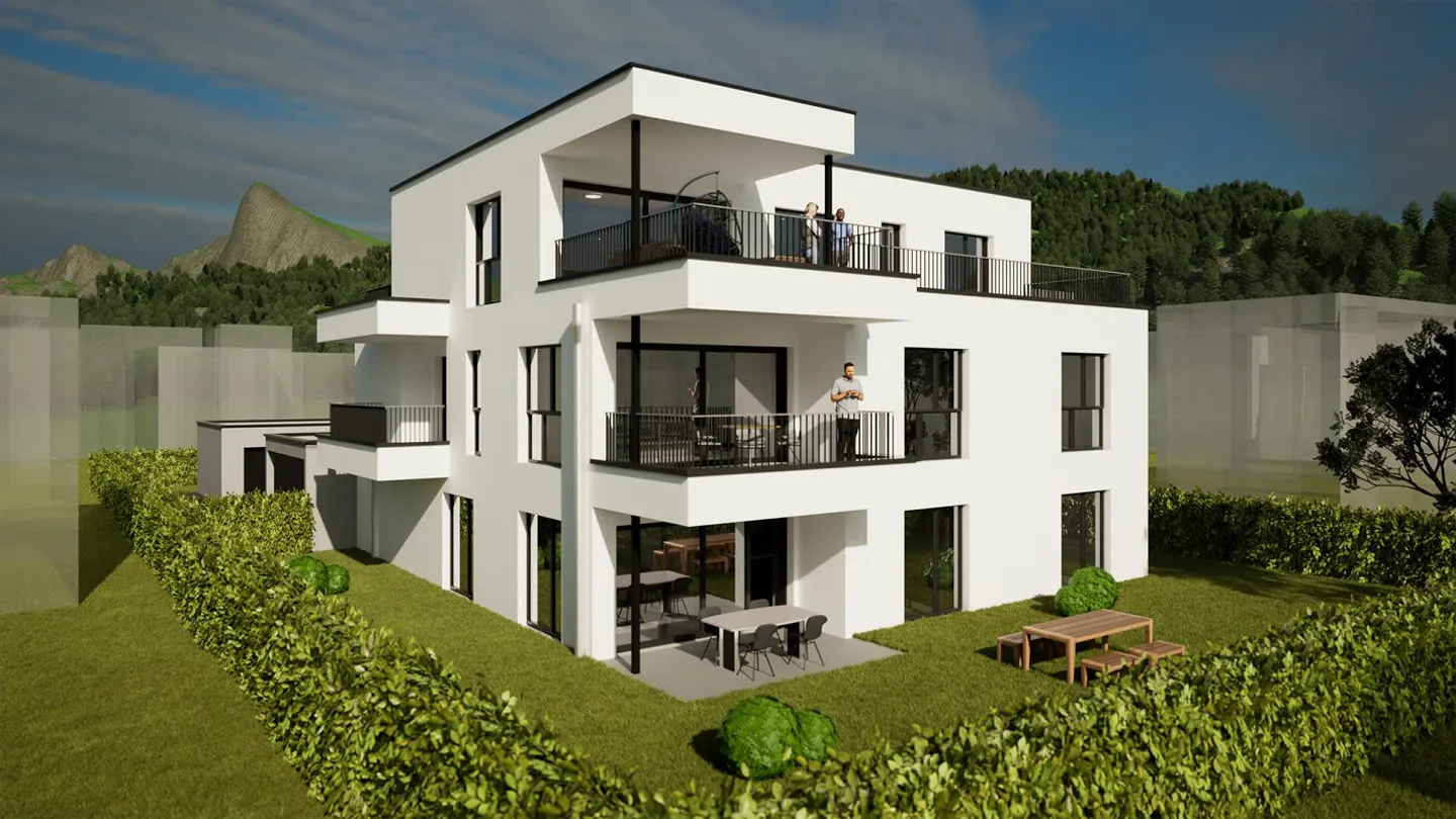 3.5 Zimmer Wohnung - Foto 1 von 9