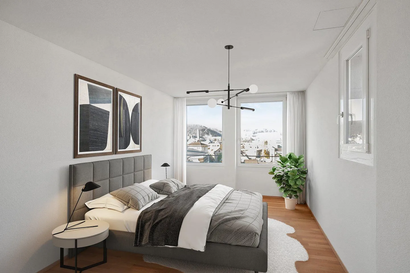 Geräumige Wohnung mit Terrasse - Foto 4 von 5