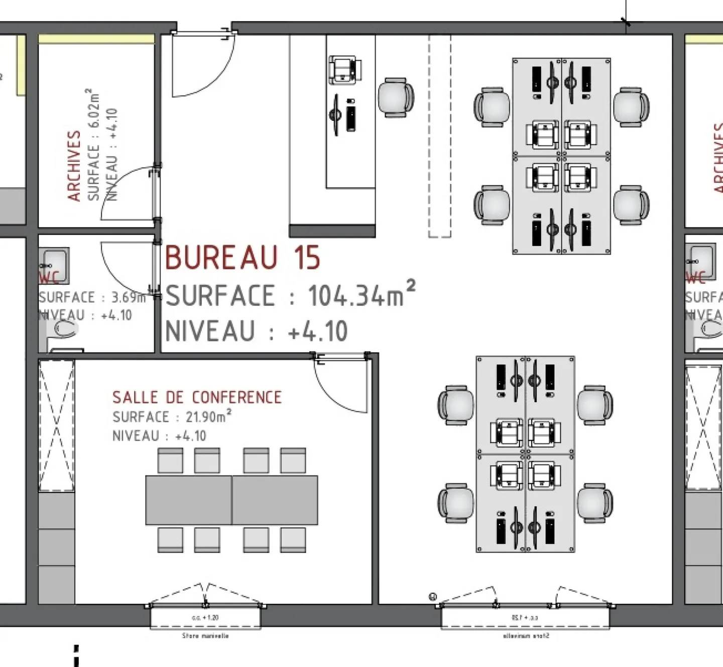 MARTIGNY - OFFICES - Different sizes - Industrial zone. - Photo 2 of 6