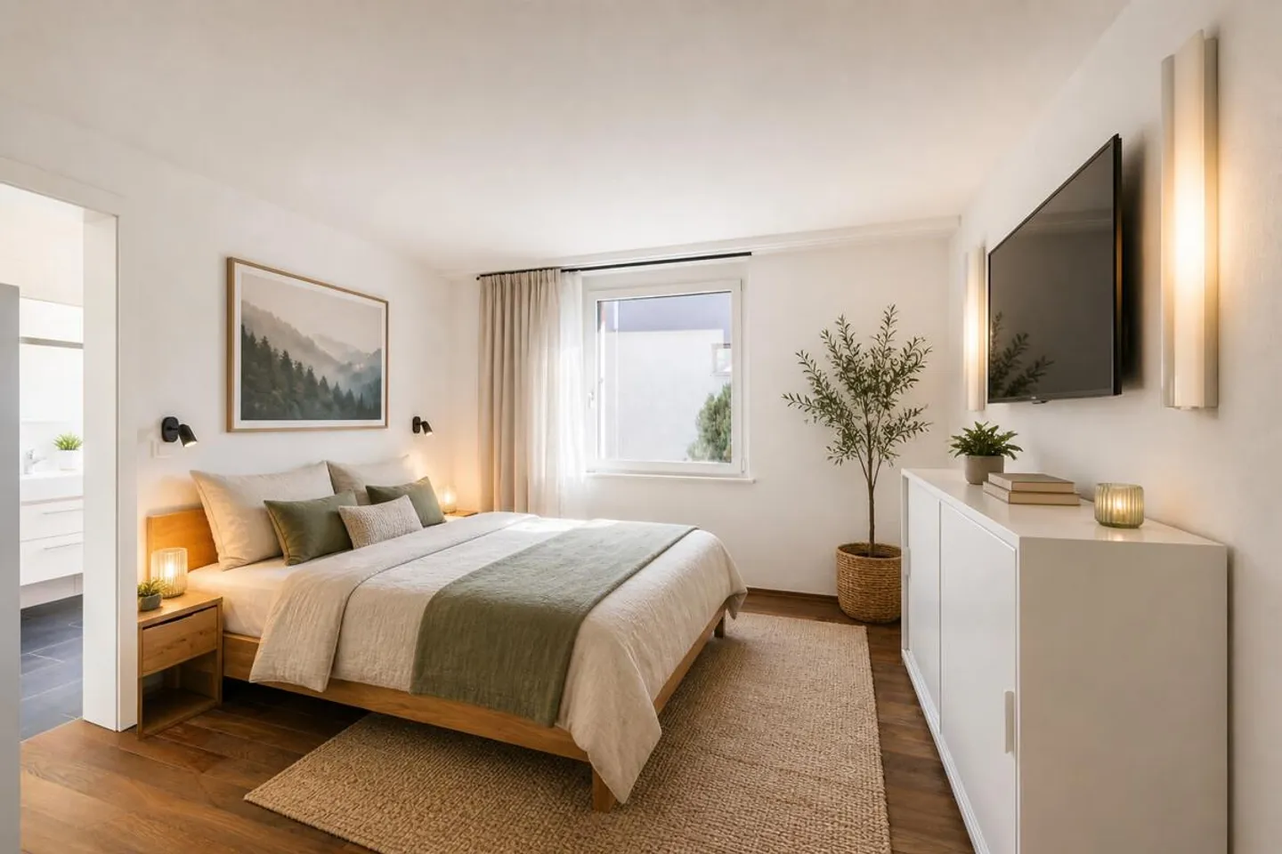 Appartement ensoleillé à Malans avec vue et balcon - Photo 4 sur 6