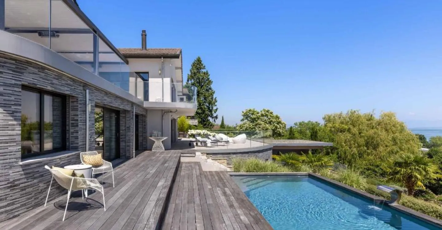 Exceptional villa with spectacular view of Lake Geneva - Photo 5 of 11