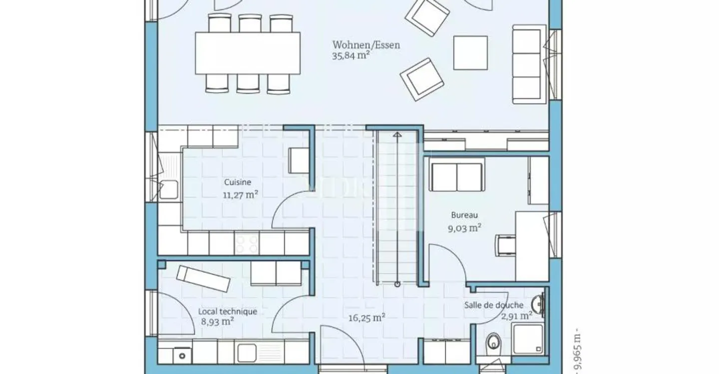 Progetto di Villa Moderna in Svizzera - Foto 4 di 5