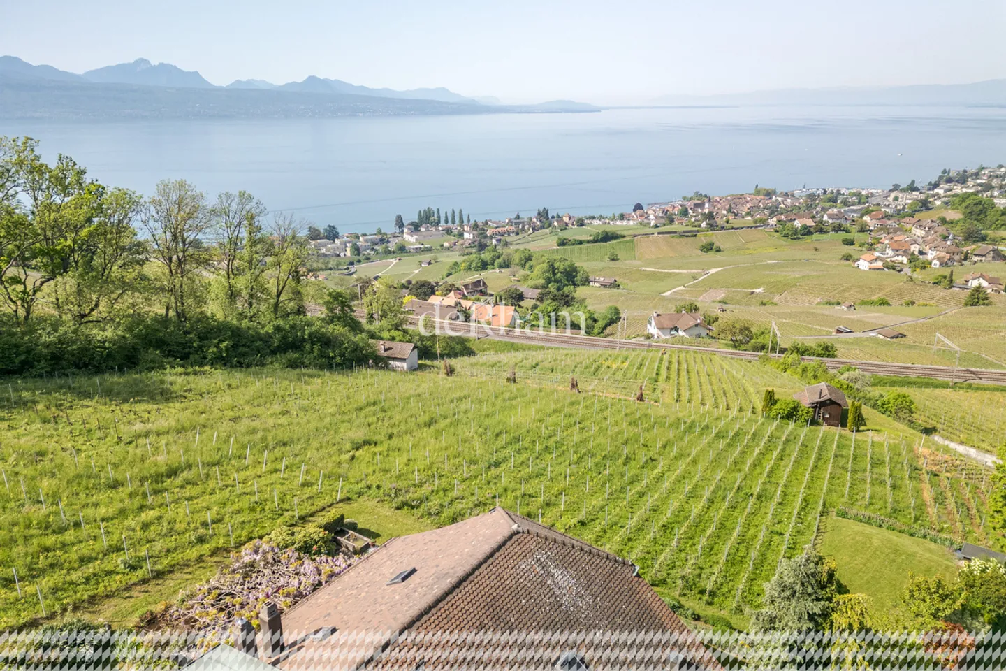 Charming Winegrower's House in the Heart of the Vineyards with a View of Lake Geneva - Photo 2 of 13