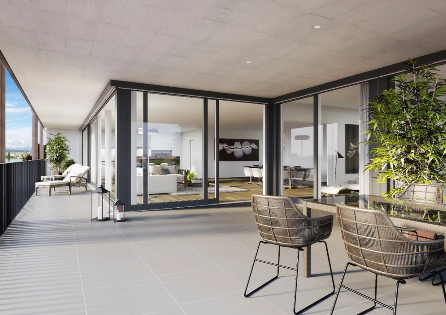 Esclusivo appartamento attico di 3,5 stanze con area balneare - Foto 5 di 6
