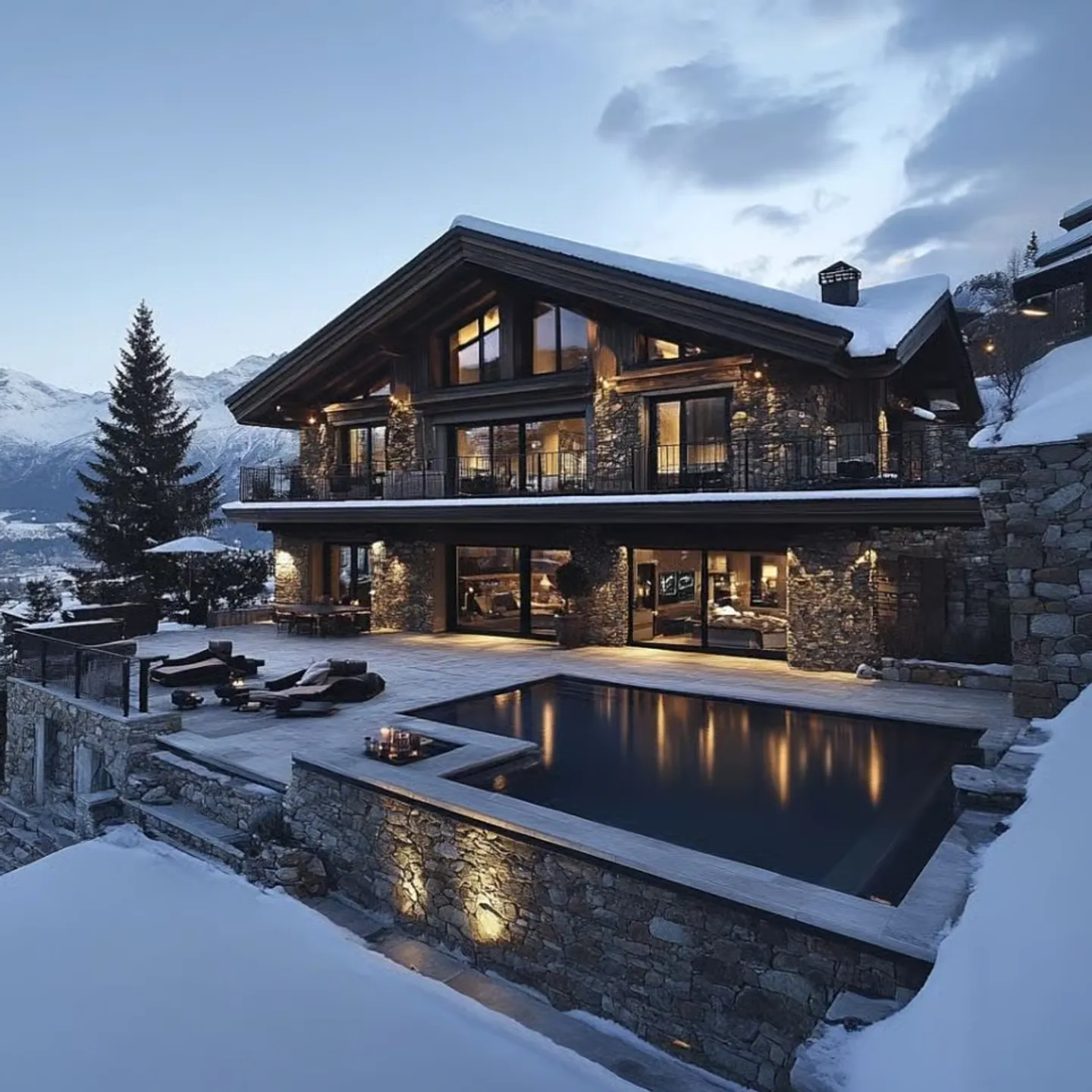 Progettato per clienti del Medio Oriente: uno stile di vita alpino privato in Svizzera - Foto 1 di 1