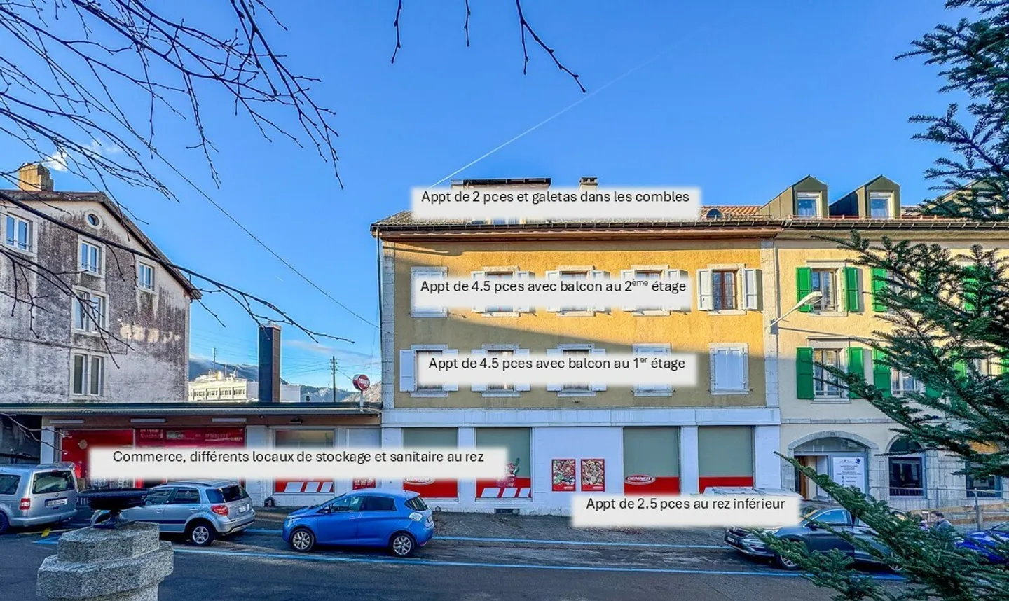 Gemischt genutztes Gebäude - Foto 5 von 13