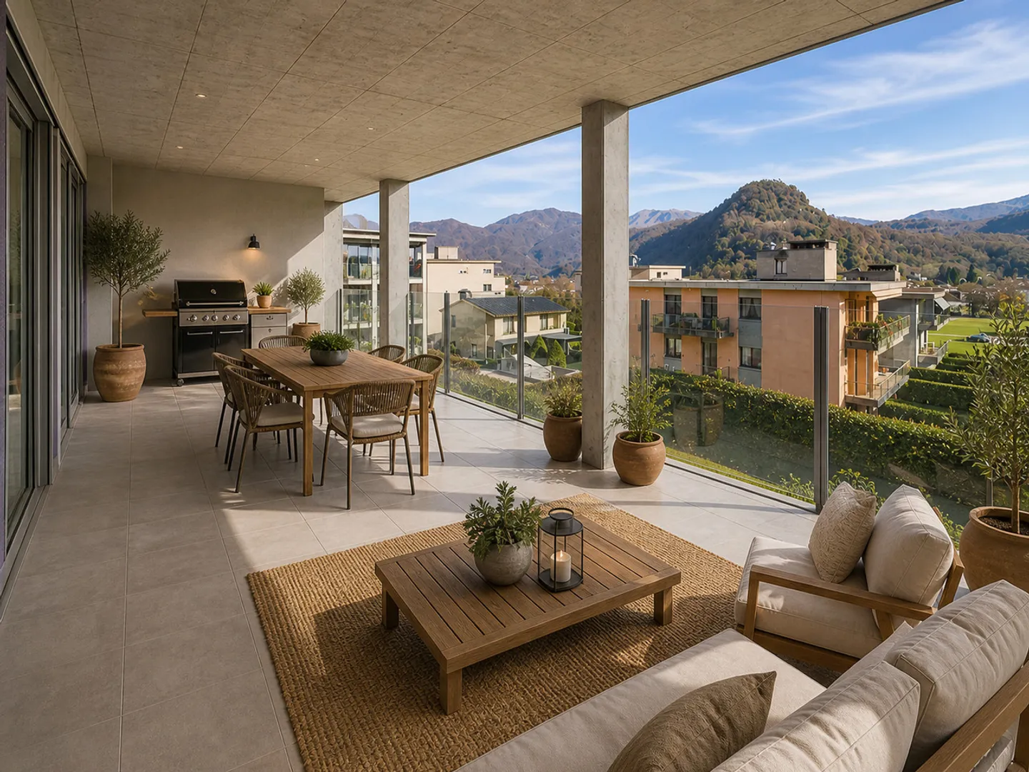 Moderno appartamento 2.5 locali con ampia terrazza a Gravesano - Foto 2 di 11