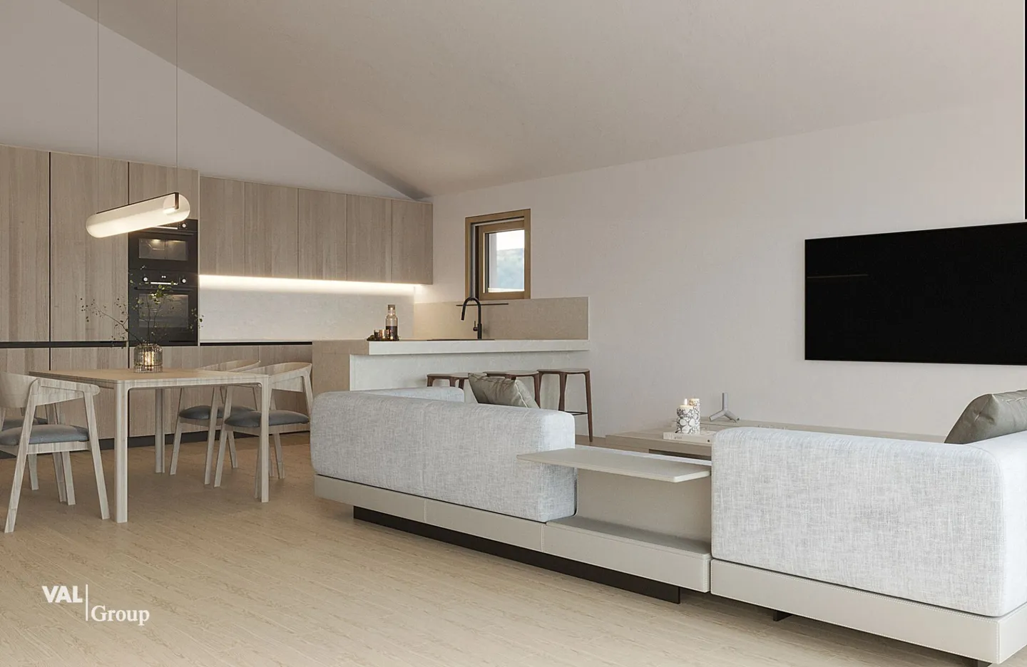 Au cœur des Alpes, un appartement en attique unique où la lumière et l'élégance s'expriment - Photo 7 sur 12