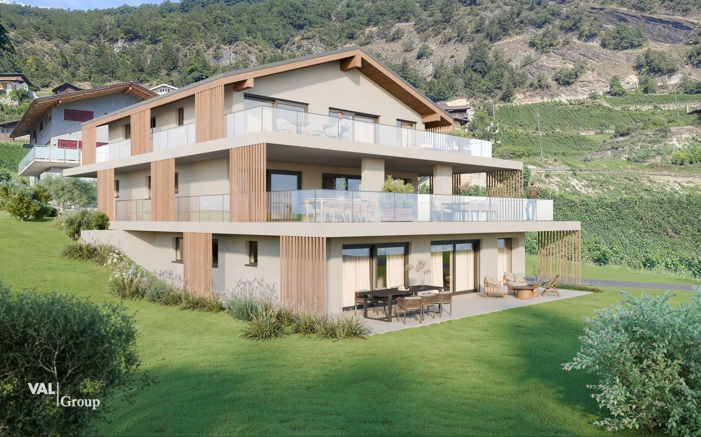 Au cœur des Alpes, un appartement en attique unique où la lumière et l'élégance s'expriment - Photo 3 sur 12