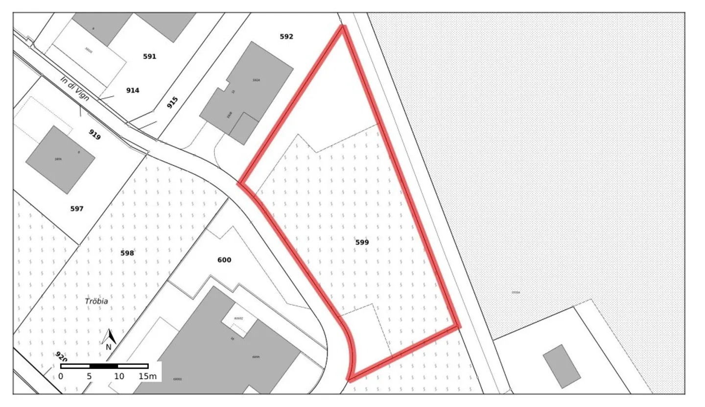 Terreno edificabile con superficie piana a Cresciano, 6705 Riviera, in vendita - Foto 4 di 5